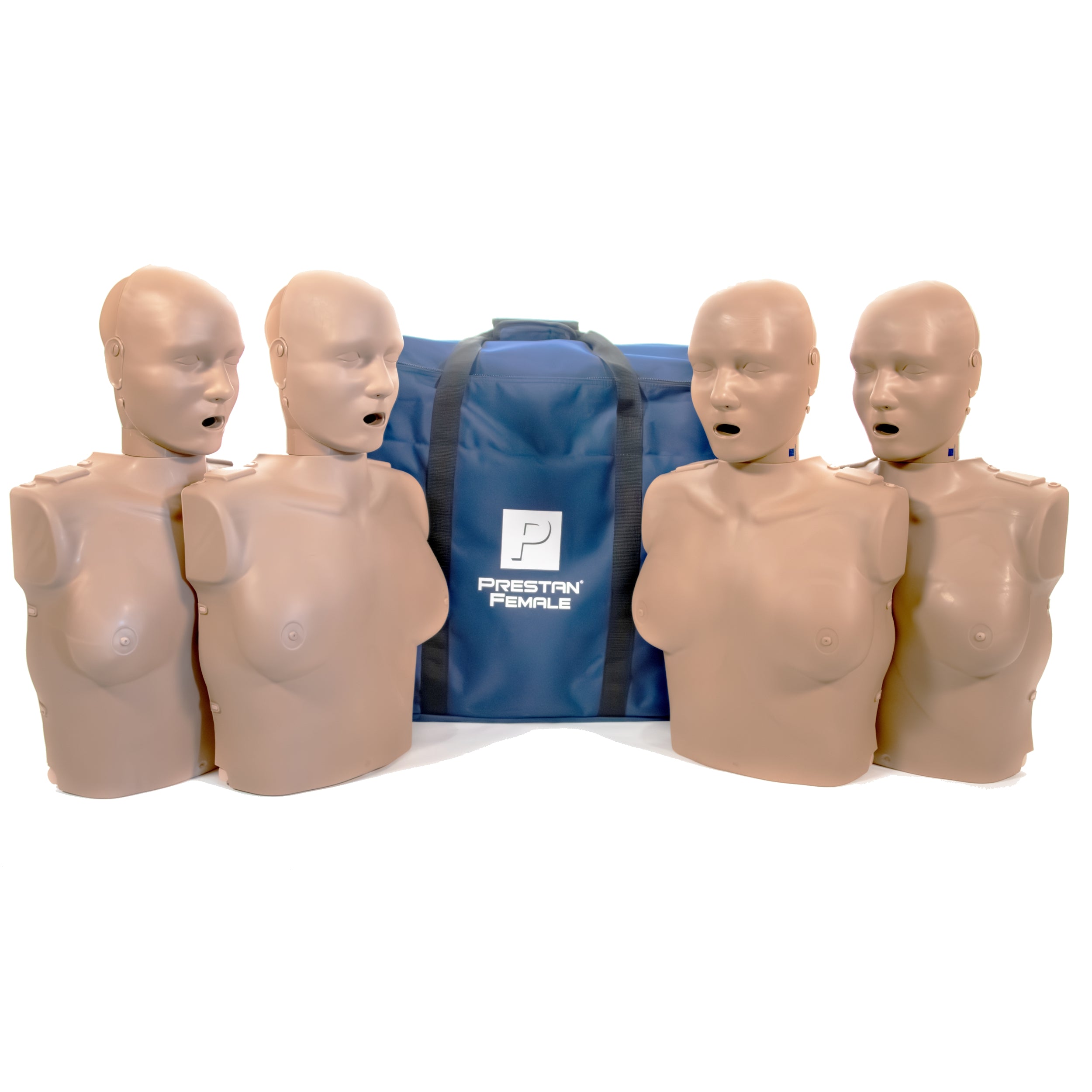 PRESTAN CPR Female Manikin Dark Tone, 4-pack