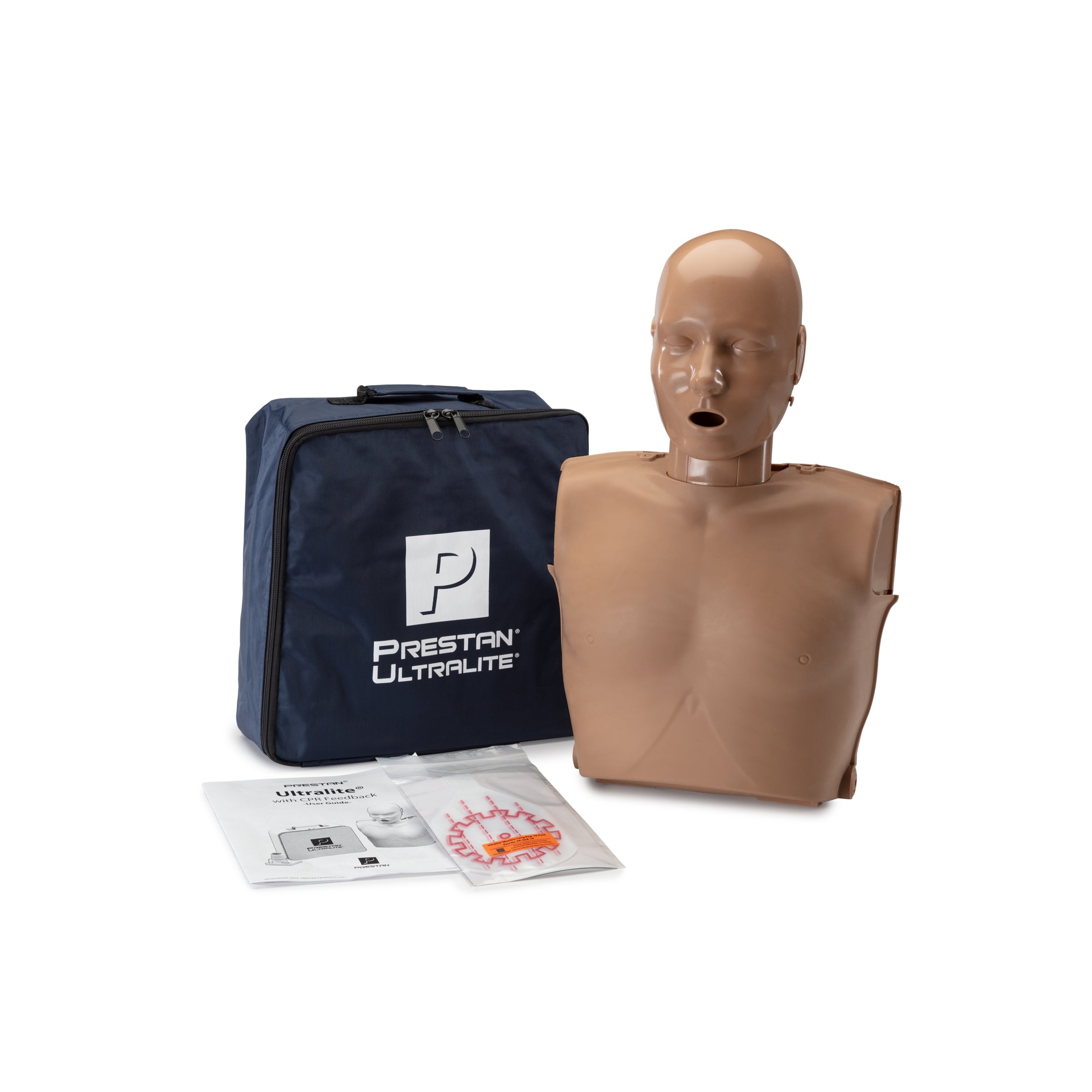 Single Prestan Ultralite CPR Manikins, Dark Tone Adult, No Feedback