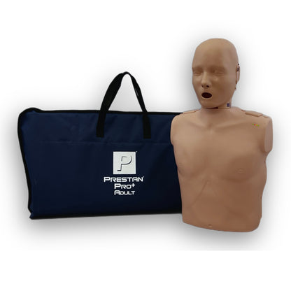 Adult PRO+ CPR Manikin WITH Feedback, DARK TONE, Prestan