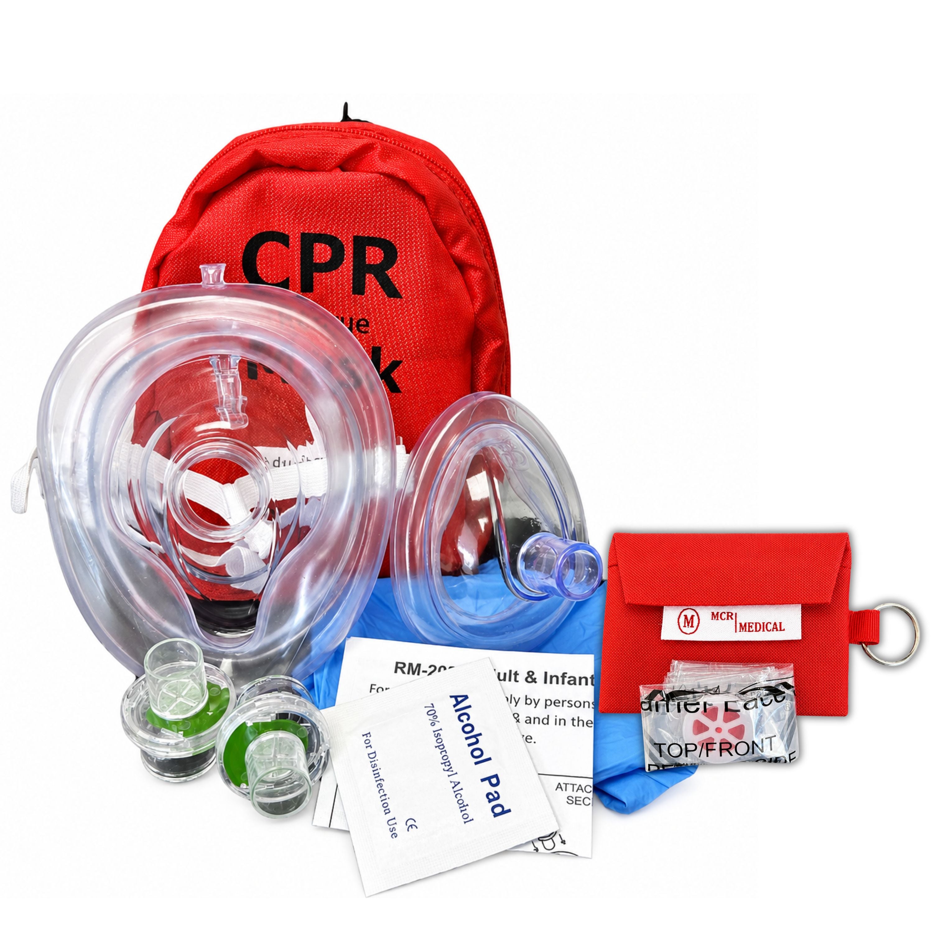Adult/Child/Infant CPR Mask & CPR Keychain