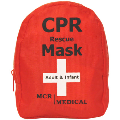 CPR Mask, Adult/Child & Infant & 2 Valves, MCR Medical