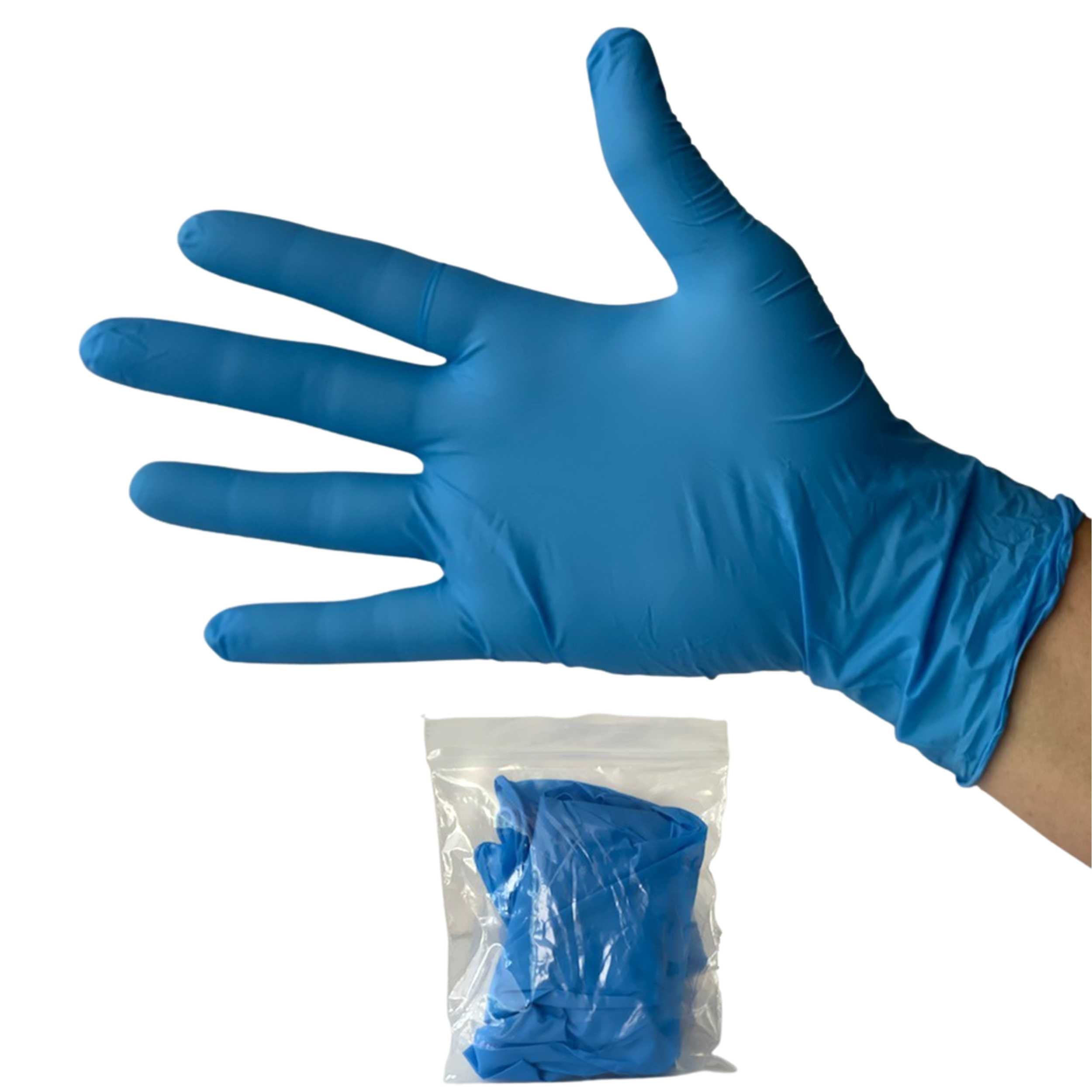 50-Pair Pack of Nitrile Gloves by the Pair, Large