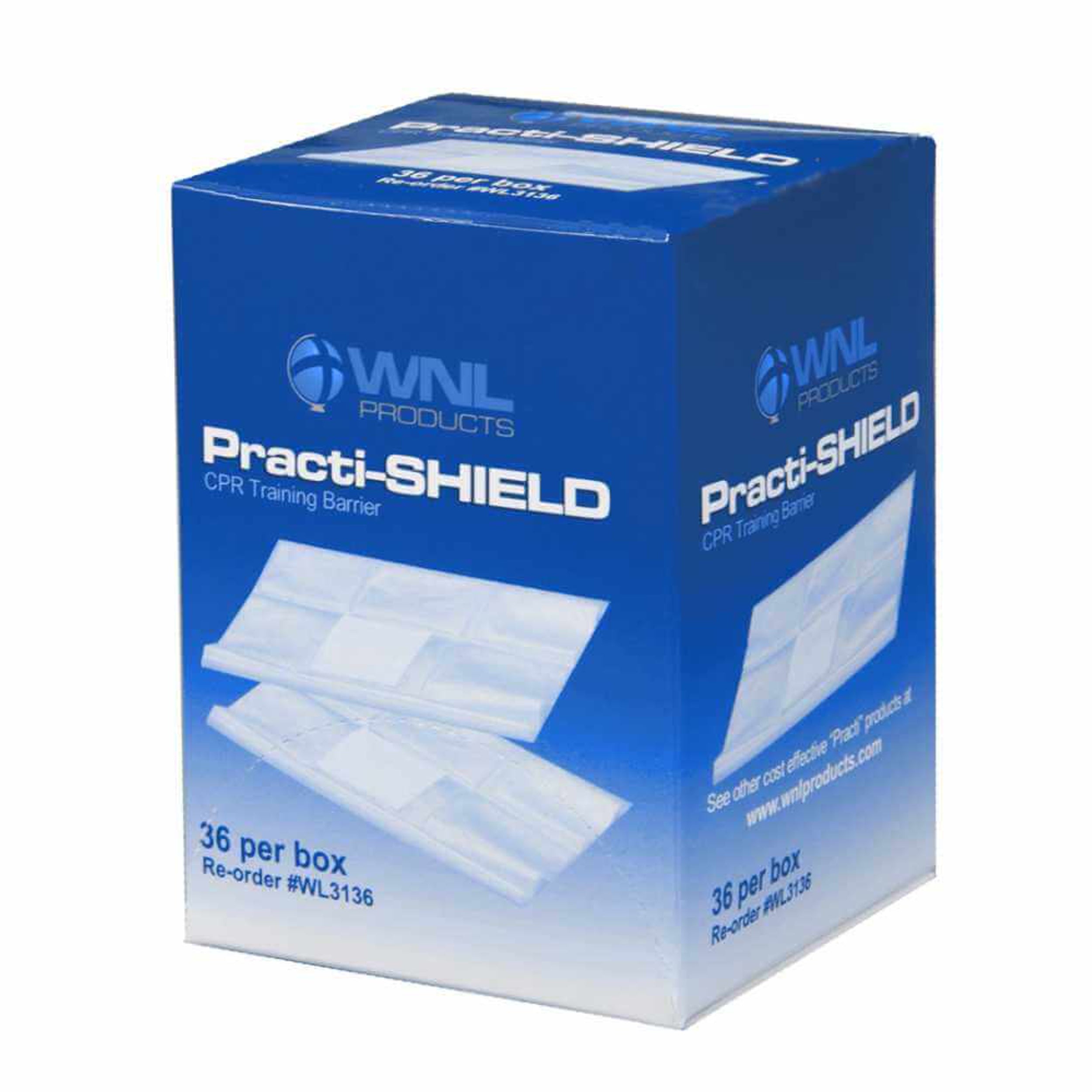 Pack of 36 Practice Shields, WNL