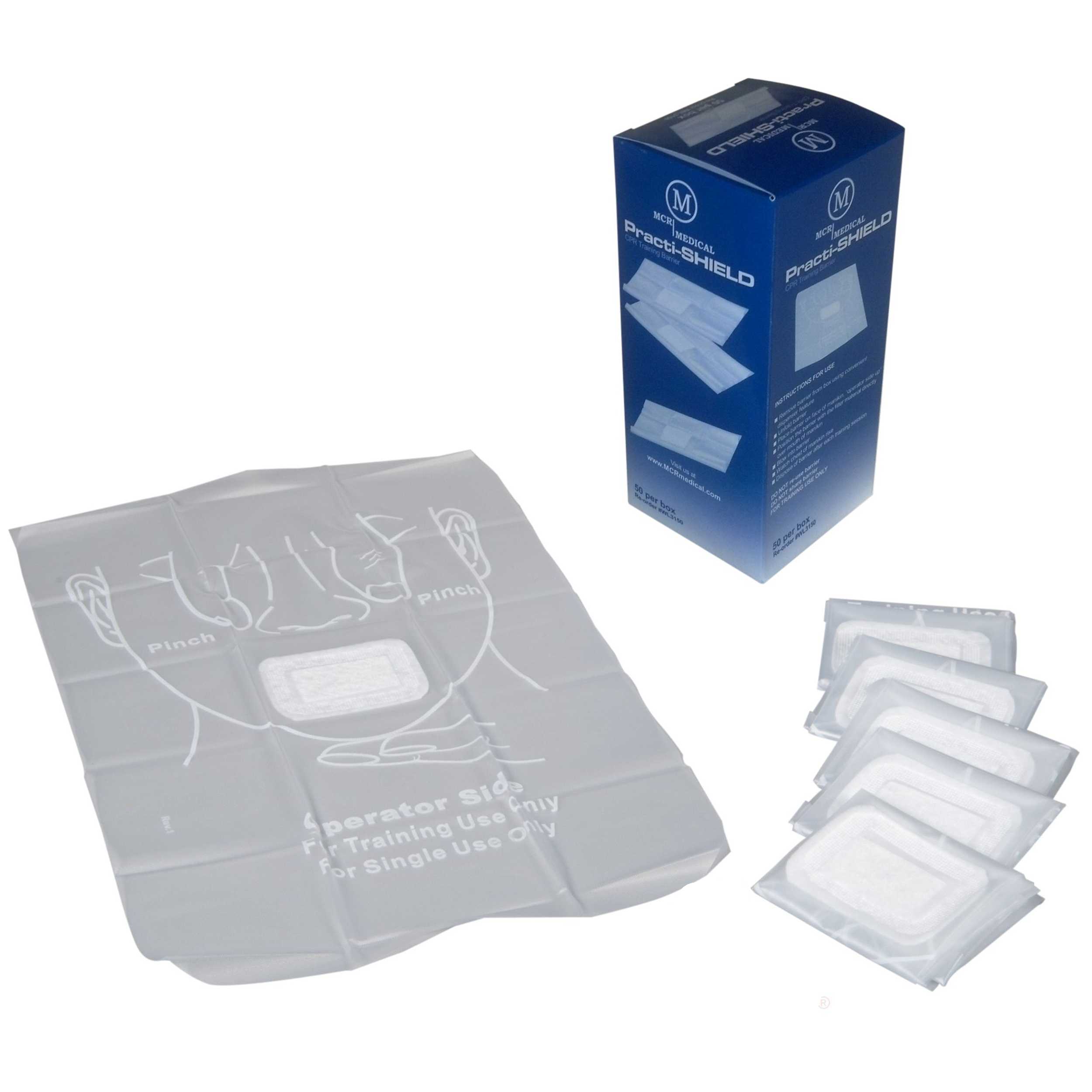 Pack of 50 Practice Shields, WNL