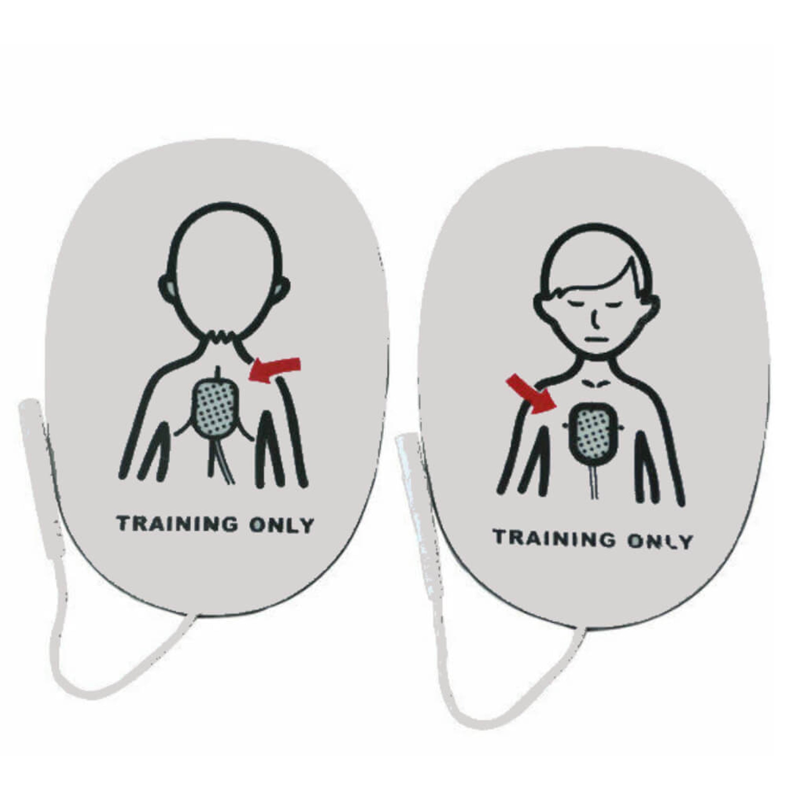 Child AED Training Pads for WNL Practi-Trainer & Essentials