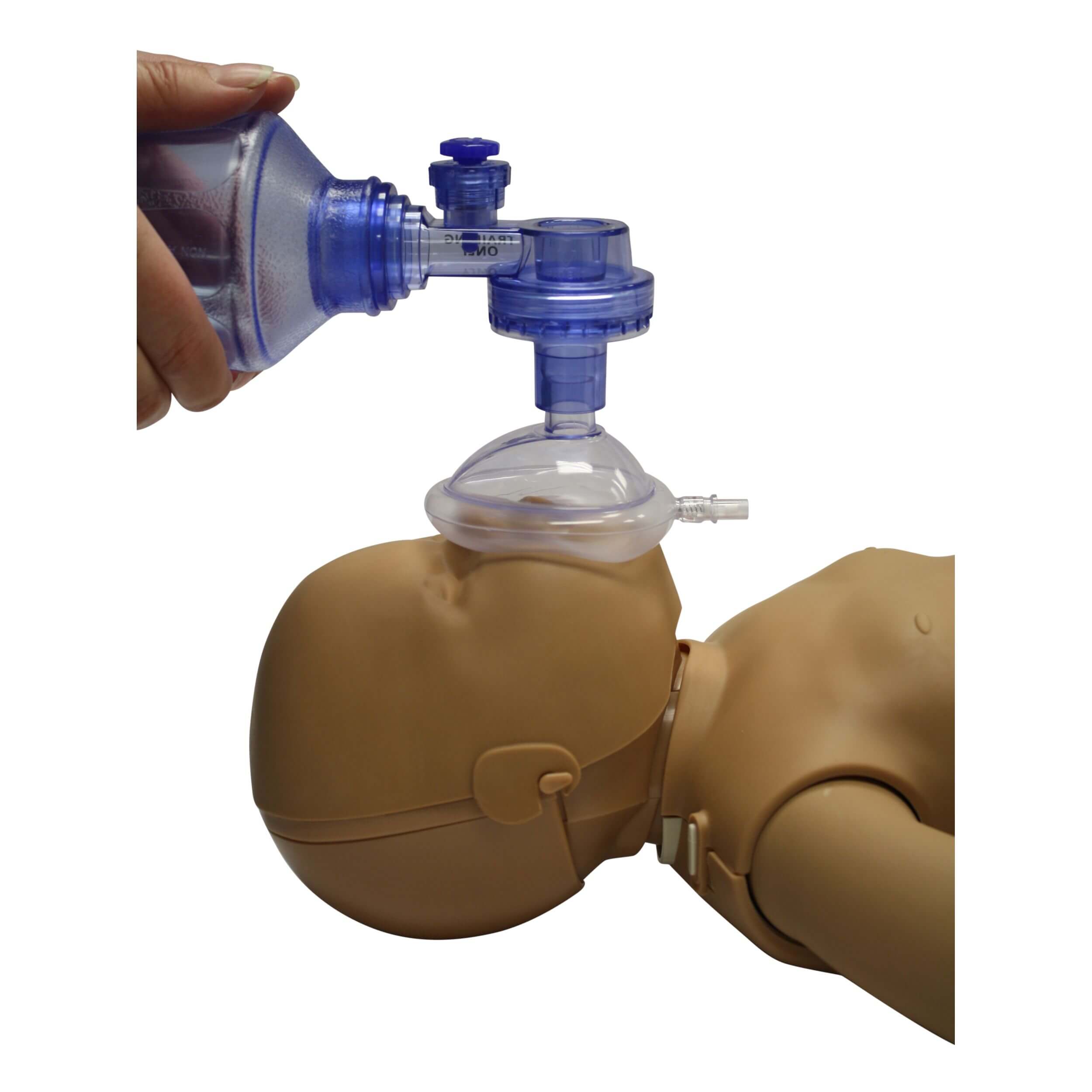 CPR Training Bag Valve Mask (BVM) Adult/Child and Infant/Neonate In Mesh Bag