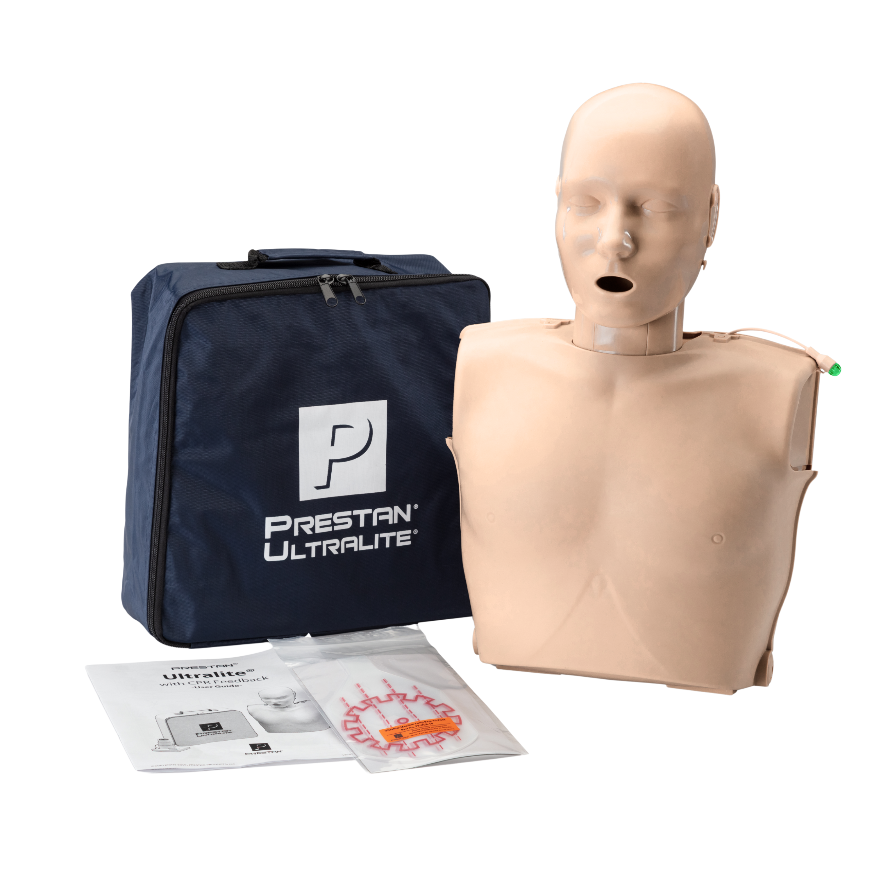 Single PRESTAN Ultralite CPR Manikins, Adult,  W/ feedback