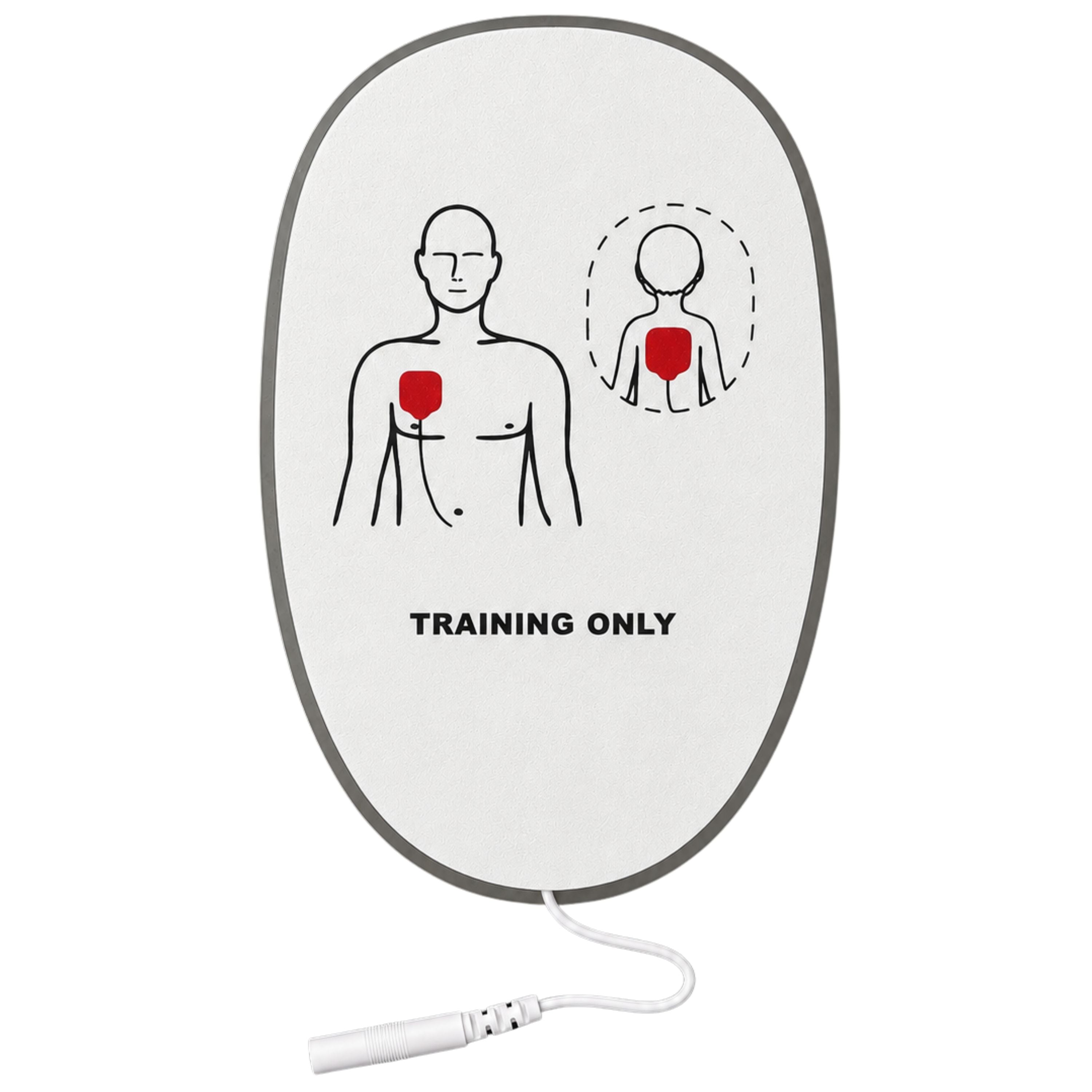 WNL-AED training pad- replacement for Practi-Trainer mini, upper pad/child back pad. 