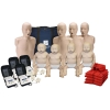 CPR Adult Manikin 4-Pack & Infant Manikin 4-Pack w. Feedback, AED UltraTrainers